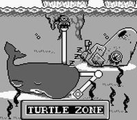 une photo d'Ã©cran de Super Mario Land 2 sur Nintendo Game Boy